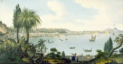 View of the Bay of Naples and Vesuvius, plate III from Sir William Hamilton